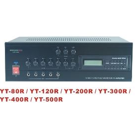 80W--500W 收音機加PA 廣播擴大器 YT-80R/500R